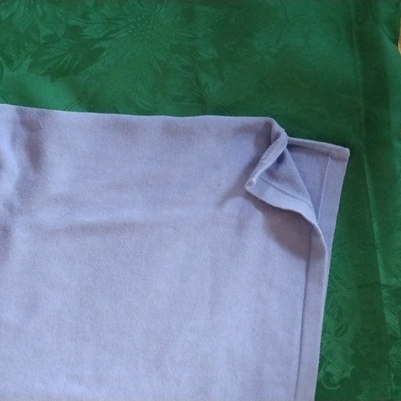 QUACKER FACTORY LAVENDER SNOWFLAKE STUDDED SWEATER - Picture 6 of 7